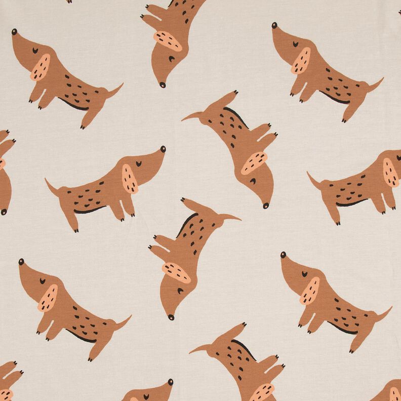 French Terry large dachshunds – light taupe,  image number 1