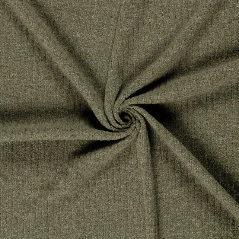 Super soft rib knit plain – dark pine,  image number 3