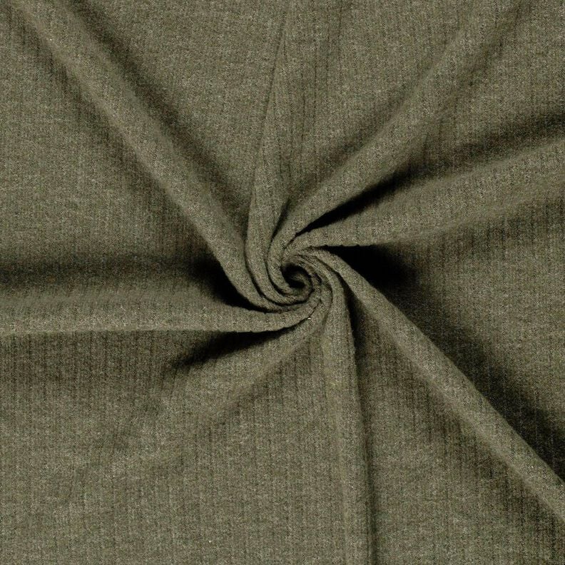 Super soft rib knit plain – dark pine, image number 3