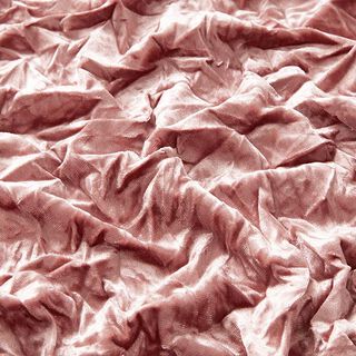 Crushed stretch velvet – dusky pink, 