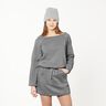 Brushed Sweatshirt Fabric – grey,  thumbnail number 7