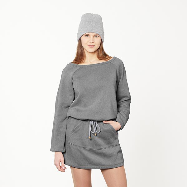 Brushed Sweatshirt Fabric – grey,  image number 7
