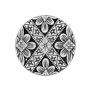 Costume Metal Button 1 – silver metallic, 