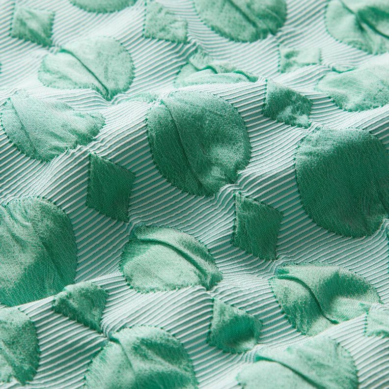 Cloqué dots and diamonds – sage/ice blue,  image number 2