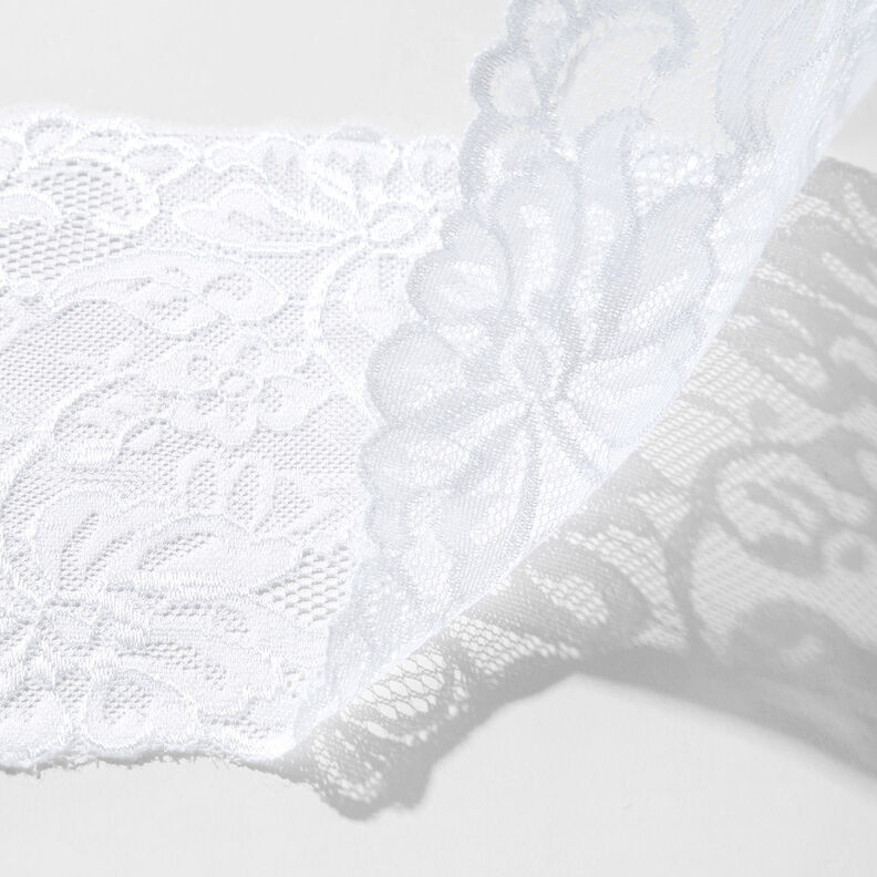 Elastic lace [150 mm] – white,  image number 2