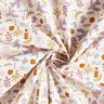 Cotton Cretonne abstract birds – offwhite/pastel violet,  thumbnail number 3