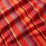 Outdoor Deckchair fabric Longitudinal stripes 44 cm – raspberry/fire red,  thumbnail number 2