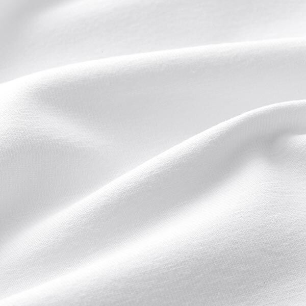 Medium Cotton Jersey Plain – white,  image number 4