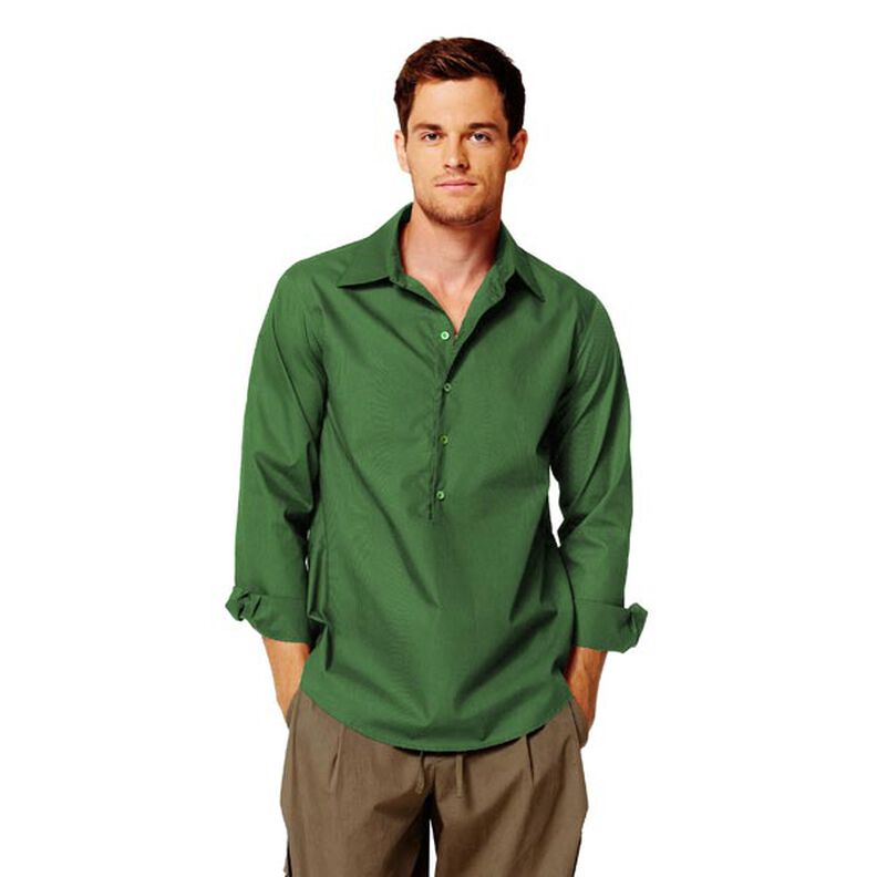 Cotton Poplin Plain – dark green,  image number 7