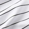 Wide stripes cotton blend – white/black,  thumbnail number 2