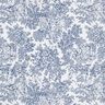 Decor Fabric Canvas romance – white/blue,  thumbnail number 1