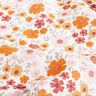Double Gauze/Muslin Flower Meadow – ivory/peach orange,  thumbnail number 2