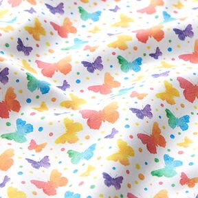 Decor Fabric Cotton Satin Butterflies, 