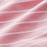 Viscose stretch with glitter stripes – pink/white,  thumbnail number 2