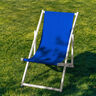 Outdoor Deckchair fabric Plain 44 cm – royal blue,  thumbnail number 4