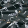Cotton Jersey Licensed Fabric Harry Potter, Hedwig with Broom | Warner Bros. – slate grey,  thumbnail number 2