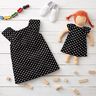 Cotton Poplin Large Dots – black/white,  thumbnail number 7
