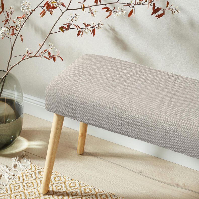 Upholstery Fabric Mottled Soft – light grey, image number 6