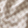 Textured check cotton fabric – white/cashew,  thumbnail number 2