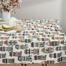 Decor Fabric Half Panama nostalgic houses – offwhite/beige,  thumbnail number 7