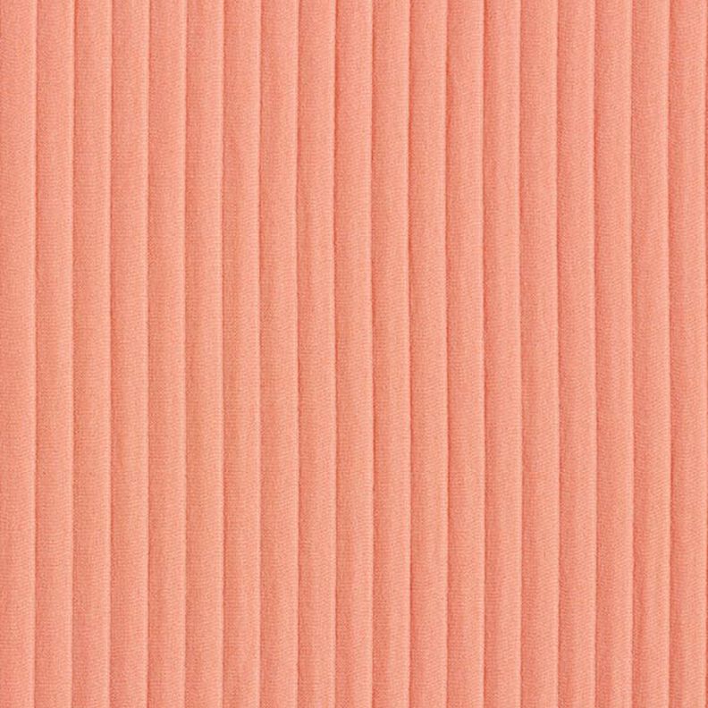 Stretch jacquard 3D stripes | Fibre Mood – salmon,  image number 1
