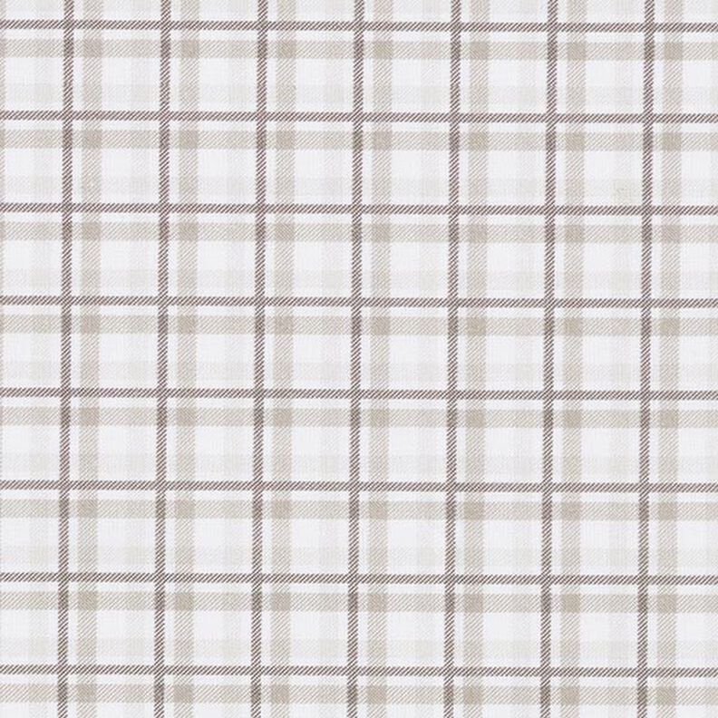 Double Check Cotton Poplin – white/anemone,  image number 1