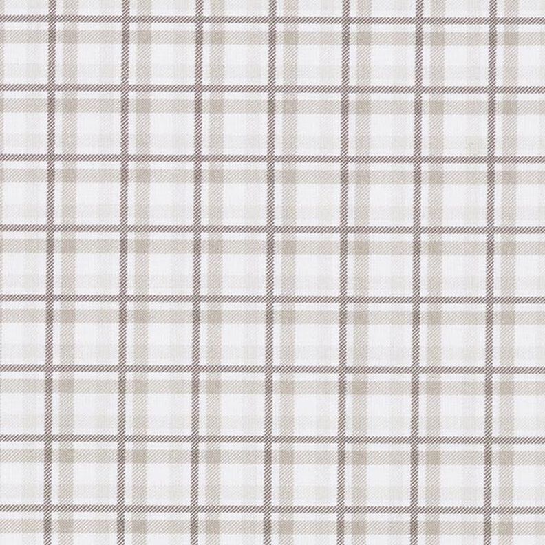 Double Check Cotton Poplin – white/anemone,  image number 1