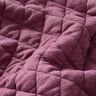 Quilted jersey diamonds – grape,  thumbnail number 2