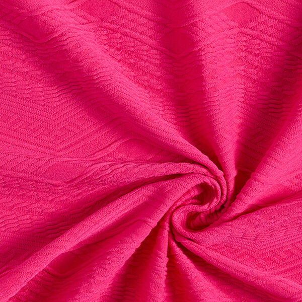 Zigzag Jacquard Jersey – intense pink,  image number 3