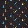 French Terry Cheshire Cat Digital Print – black/colour mix,  thumbnail number 1
