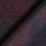 Coat Fabric Wool Blend camouflage – black/merlot,  thumbnail number 4