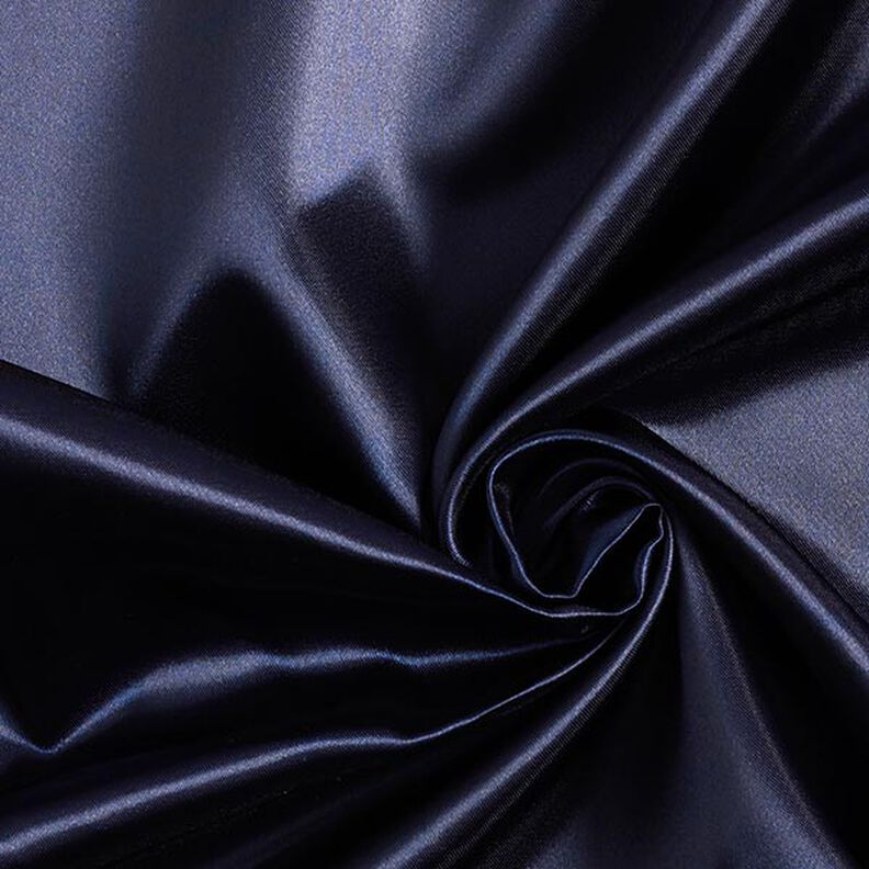 Polyester Satin – midnight blue,  image number 1