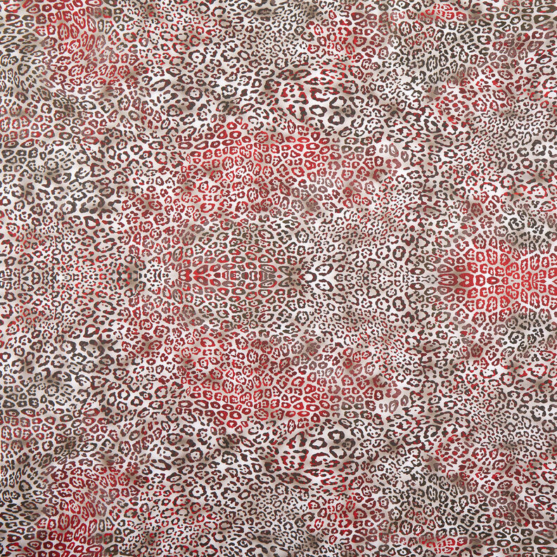 GOTS Cotton Poplin Leopard print | TCC x LOOKS by Wolfgang Joop – carmine/light taupe,  image number 1
