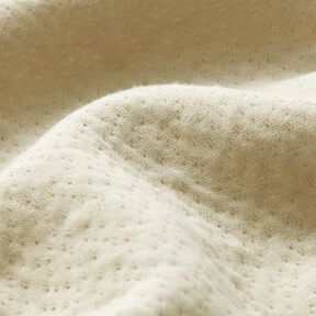 Doubleface Jersey mini dots – natural/ivory, 