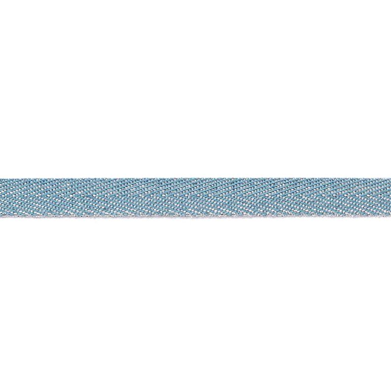 Webbing Metallic [9 mm] – brilliant blue/metallic silver,  image number 2