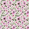 Sea of flowers cotton poplin – pastel violet/white,  thumbnail number 1