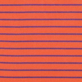 terry cloth jersey Stripes | Poppy Fabrics – orange/red lilac, 