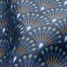 Coated Cotton peacock fan look – blue,  thumbnail number 3