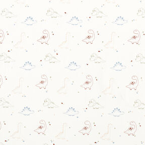 Cotton Jersey baby dinosaurs – offwhite, 