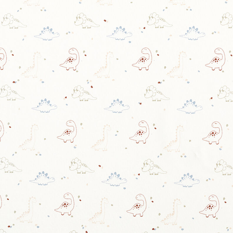 Cotton Jersey baby dinosaurs – offwhite,  image number 1
