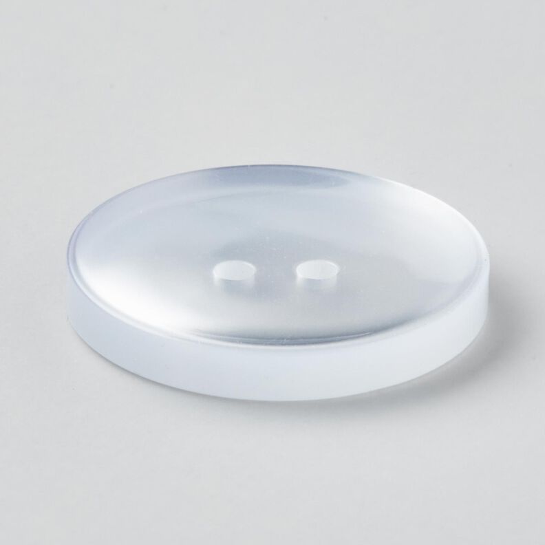 2-hole button shiny [Ø 25 mm] – white,  image number 2