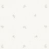 Cotton Poplin small leafy branches – white/misty grey,  thumbnail number 1