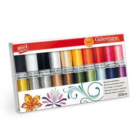 Machine embroidery thread set | BONUS PACK! | Gütermann creativ, 