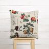 Decor Fabric Half Panama fruit varieties – natural/dark green,  thumbnail number 9