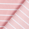 Viscose stretch with glitter stripes – pink/white,  thumbnail number 4