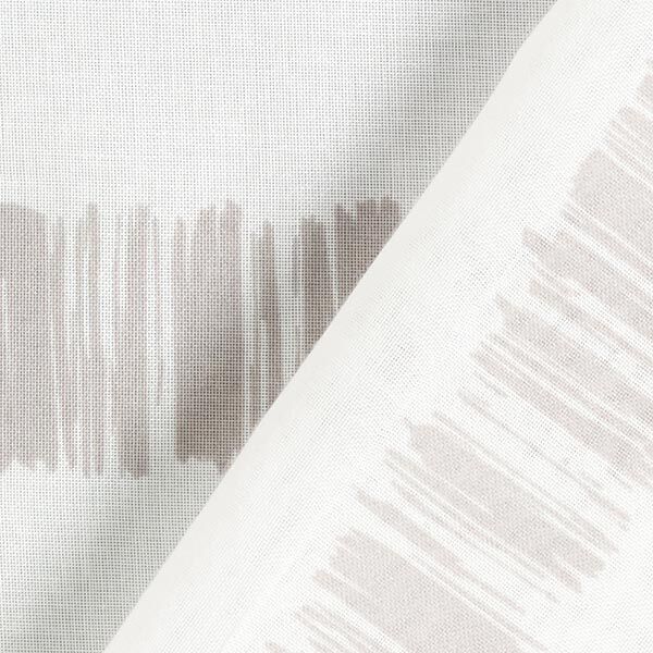 Curtain Fabric Voile delicate stripes 295 cm – silk grey/ivory,  image number 4