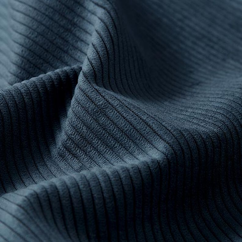 Upholstery Fabric Cord-Look Fjord – midnight blue,  image number 2