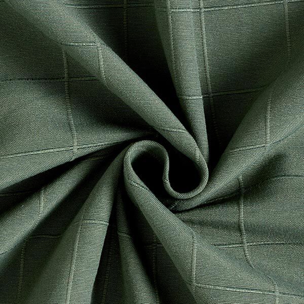 Decorative fabric, chequered grid, recycled – dark green,  image number 1