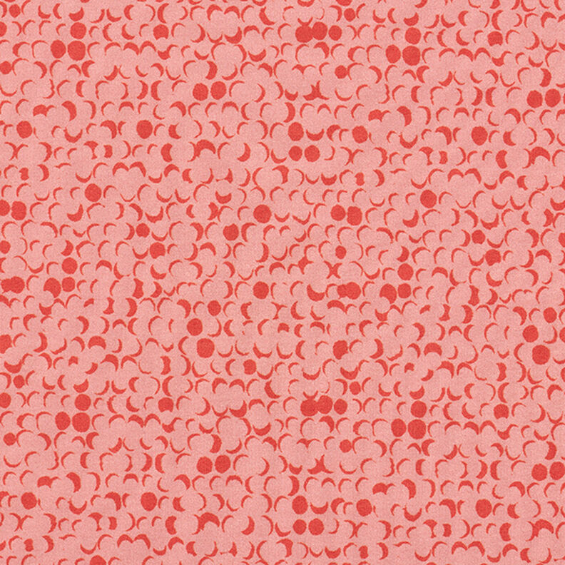 GOTS French Terry Dots | Tula – dusky pink/terracotta,  image number 1