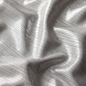 Rib jersey metallic – metallic silver, 